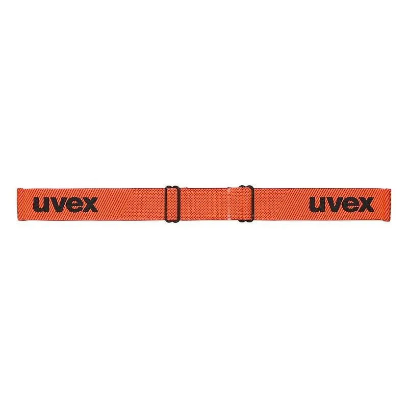 Máscara de esquí Uvex Athletic FM (rojo feroz mate/naranja)