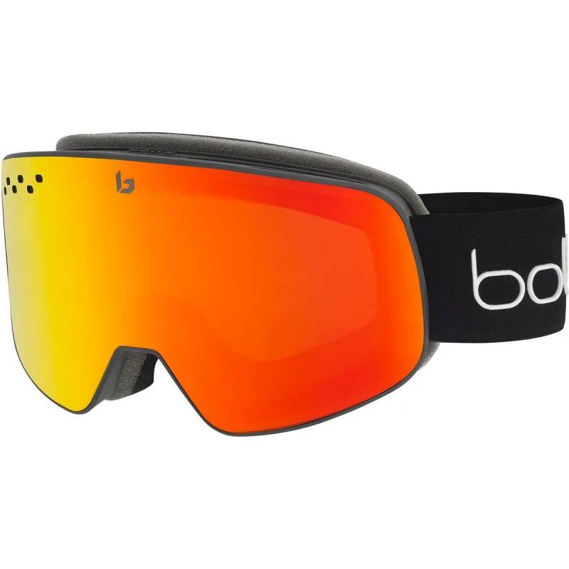 Máscara esquí Bollé Nevada Small (Black Corp Matte Photochromic Fire Red Cat1to3)