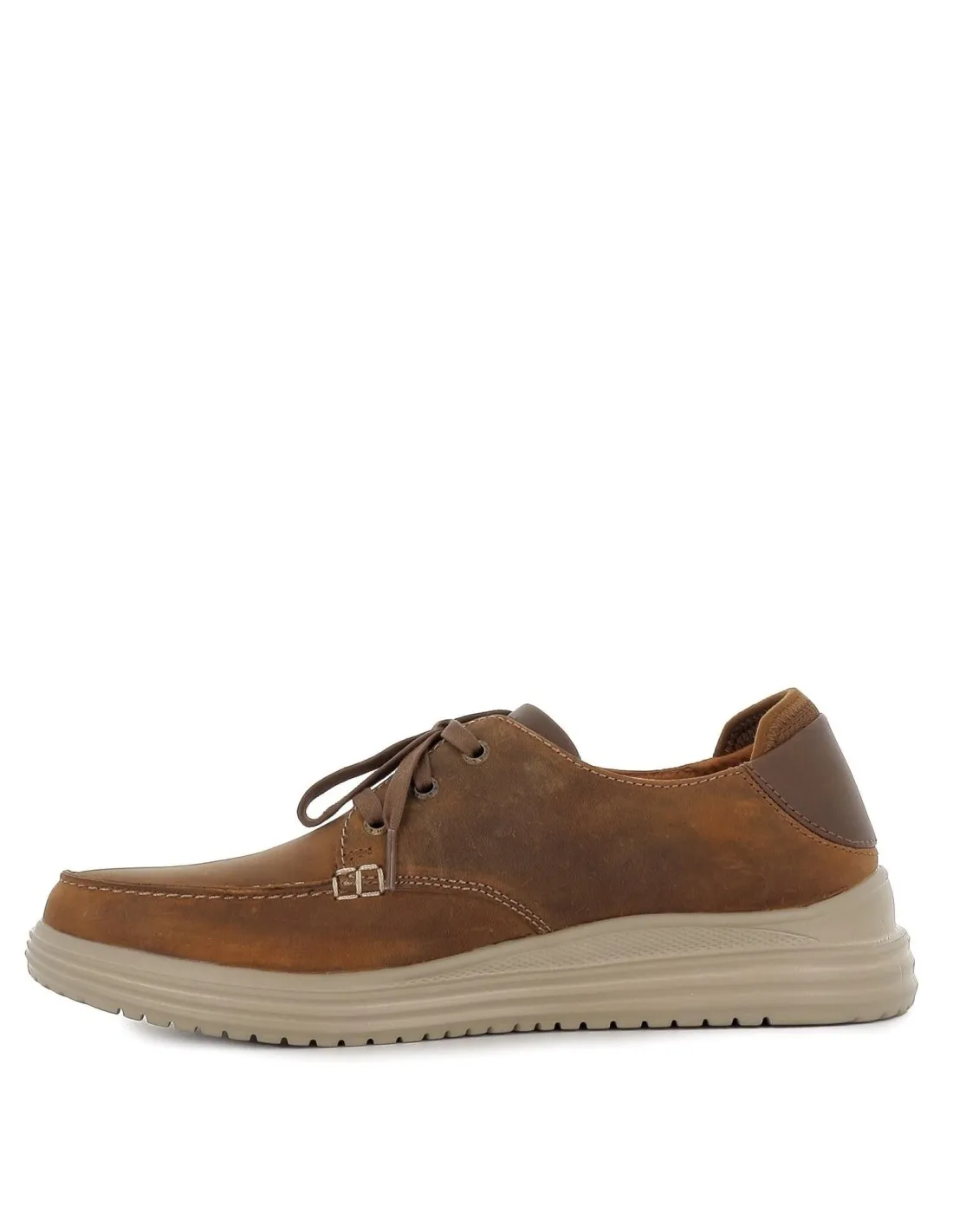Nauticos hombre cordones marrón Skechers