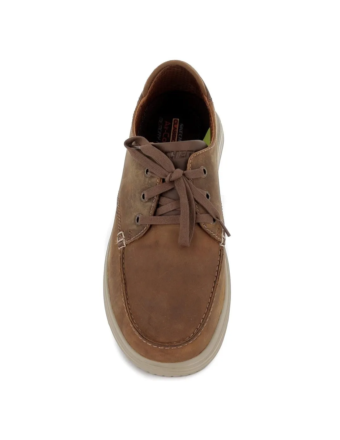 Nauticos hombre cordones marrón Skechers