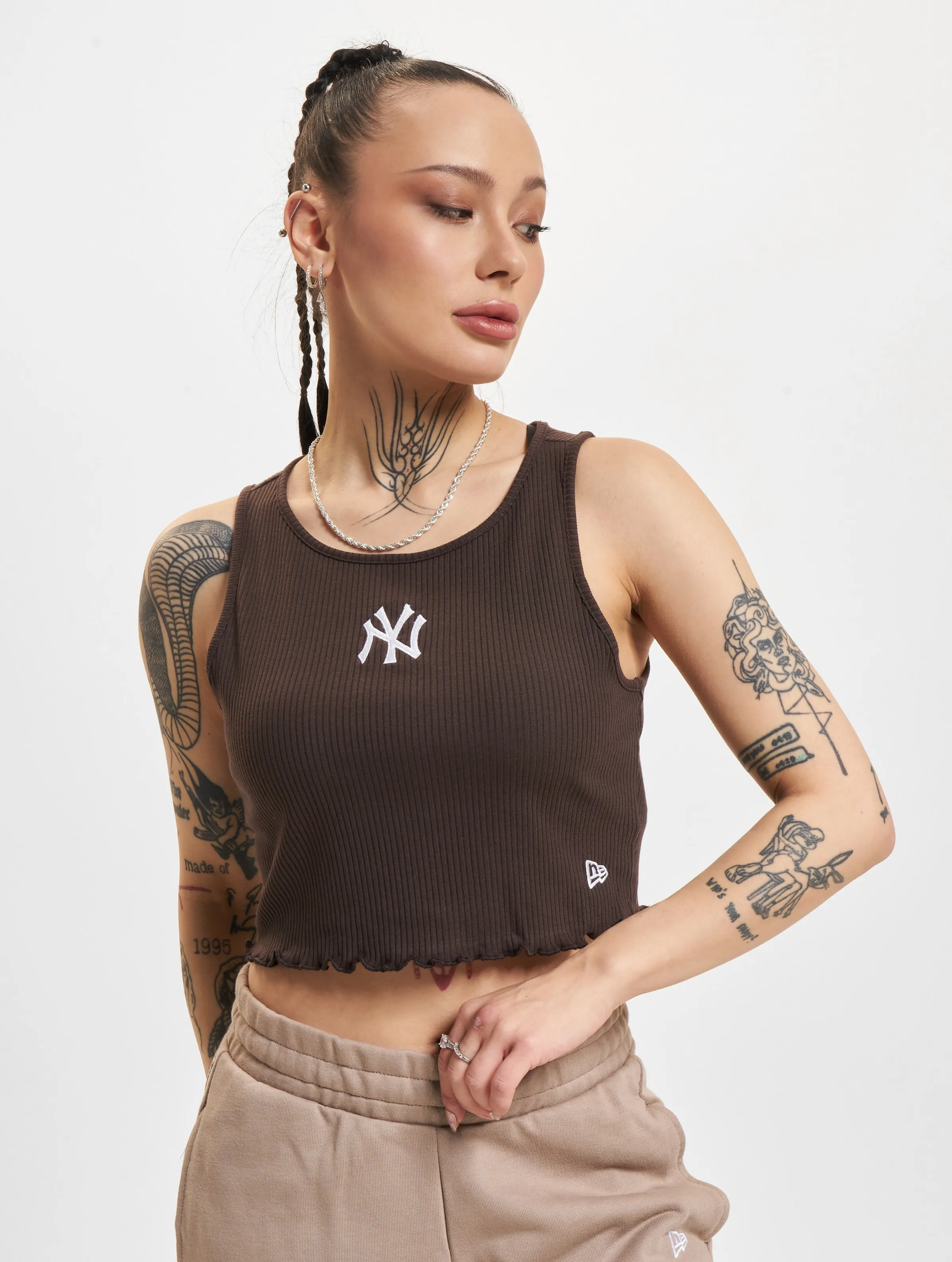 New Era MLB Lifestyle Crop Tank