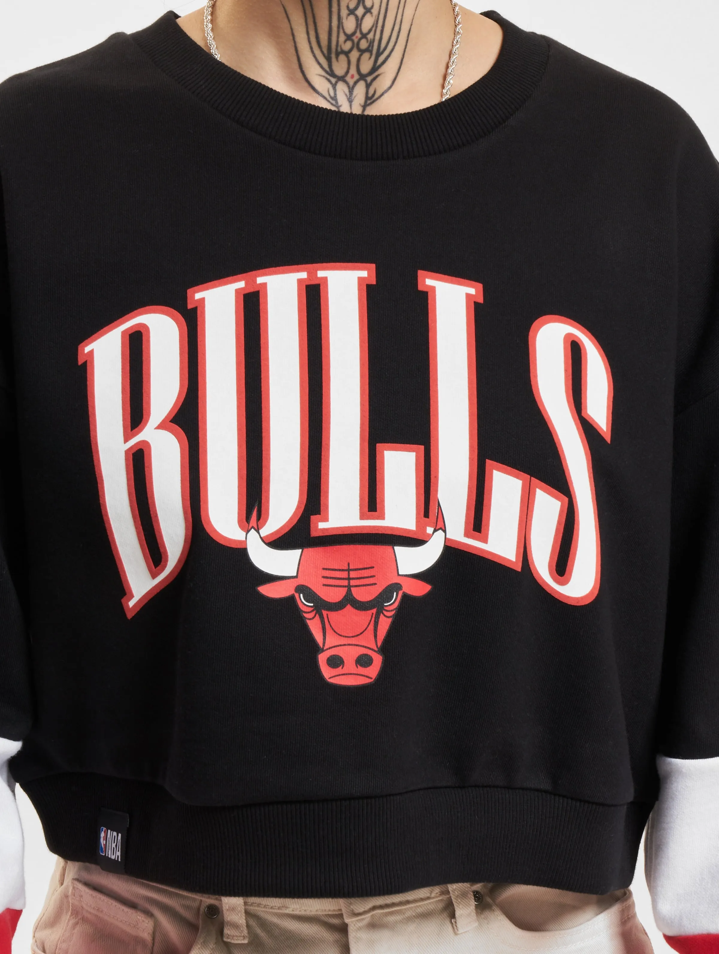 New Era NBA Colour Block Crew Chicago Bulls