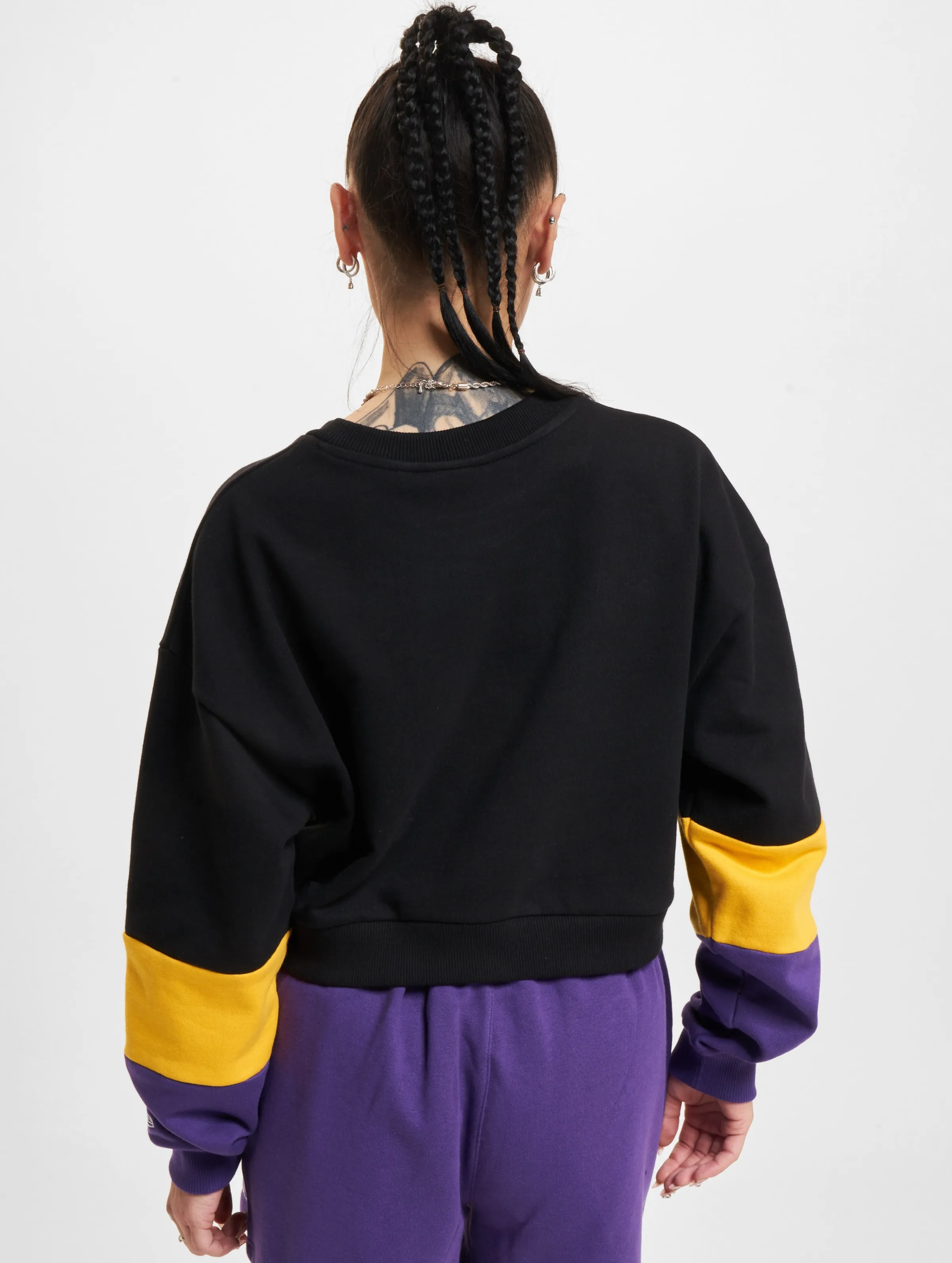New Era NBA Colour Block Crew LA Lakers