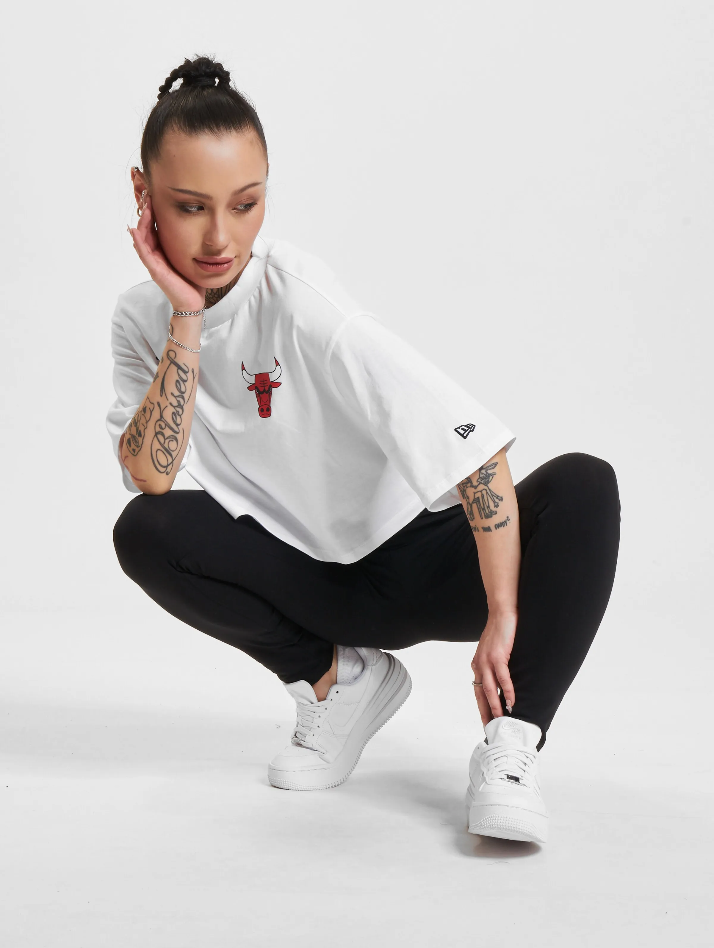 New Era NBA Team Logo Crop Chicago Bulls