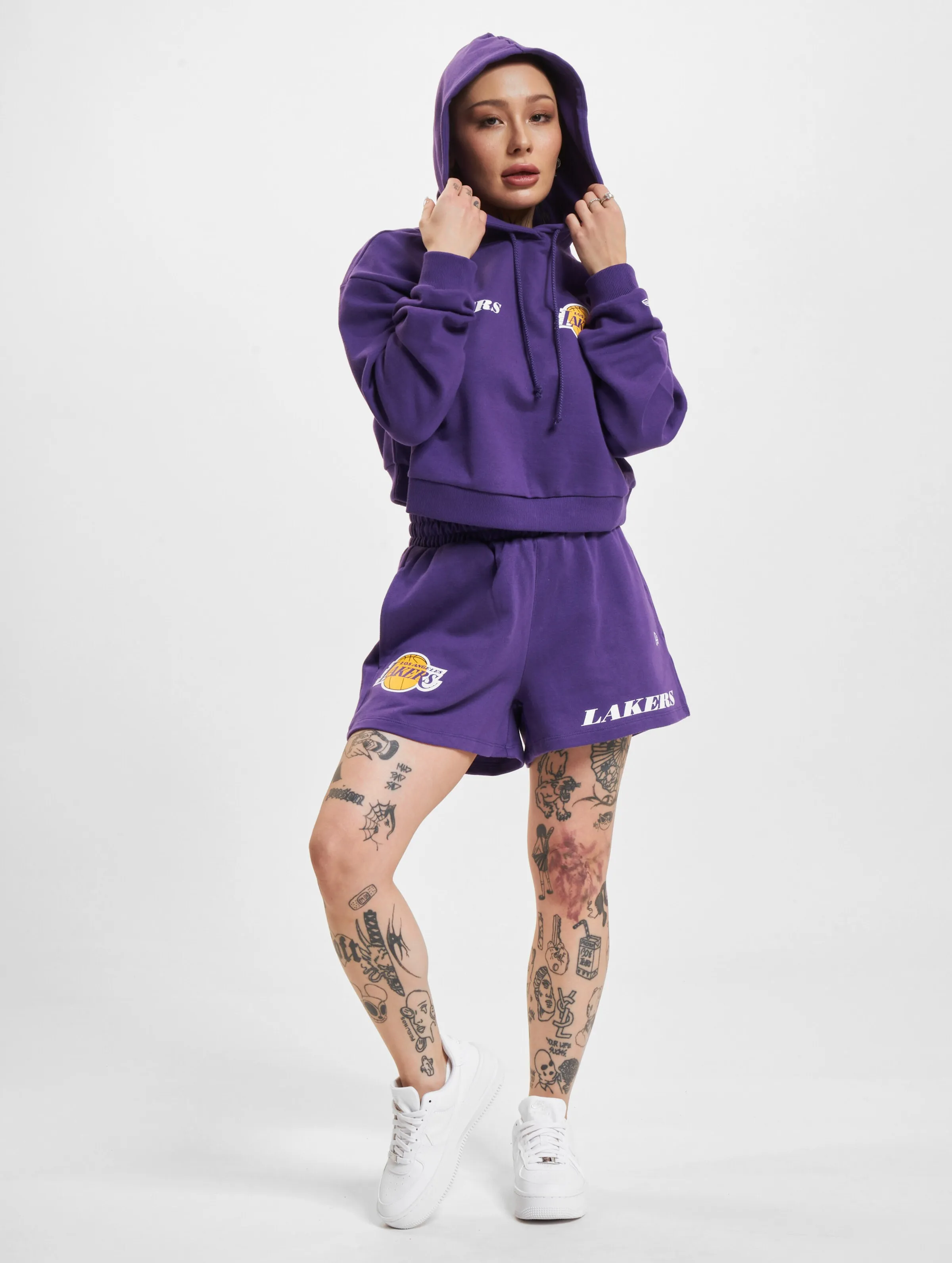 New Era NBA Team Logo Crop LA Lakers