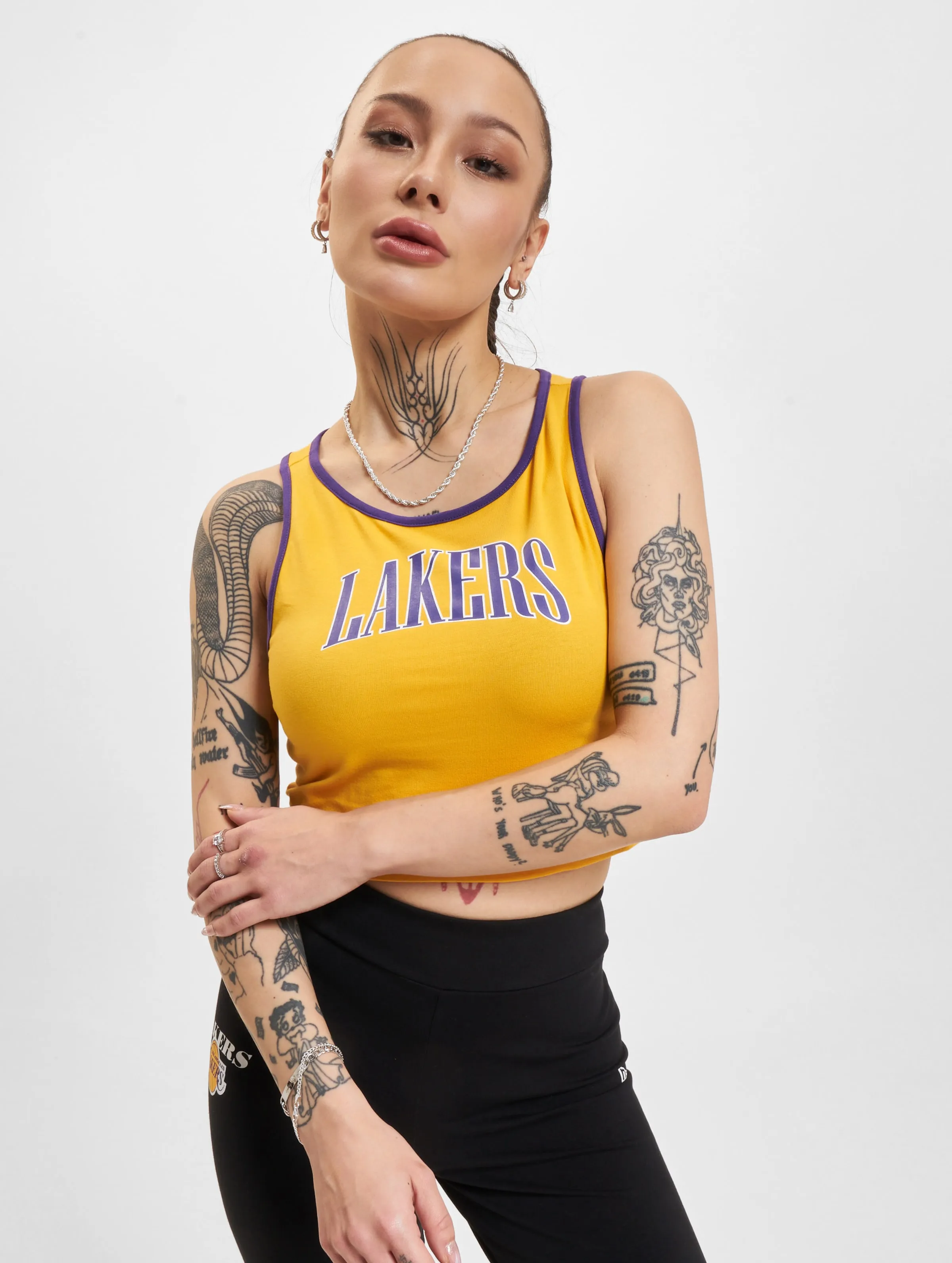 New Era NBA Team Wordmark Crop Tank