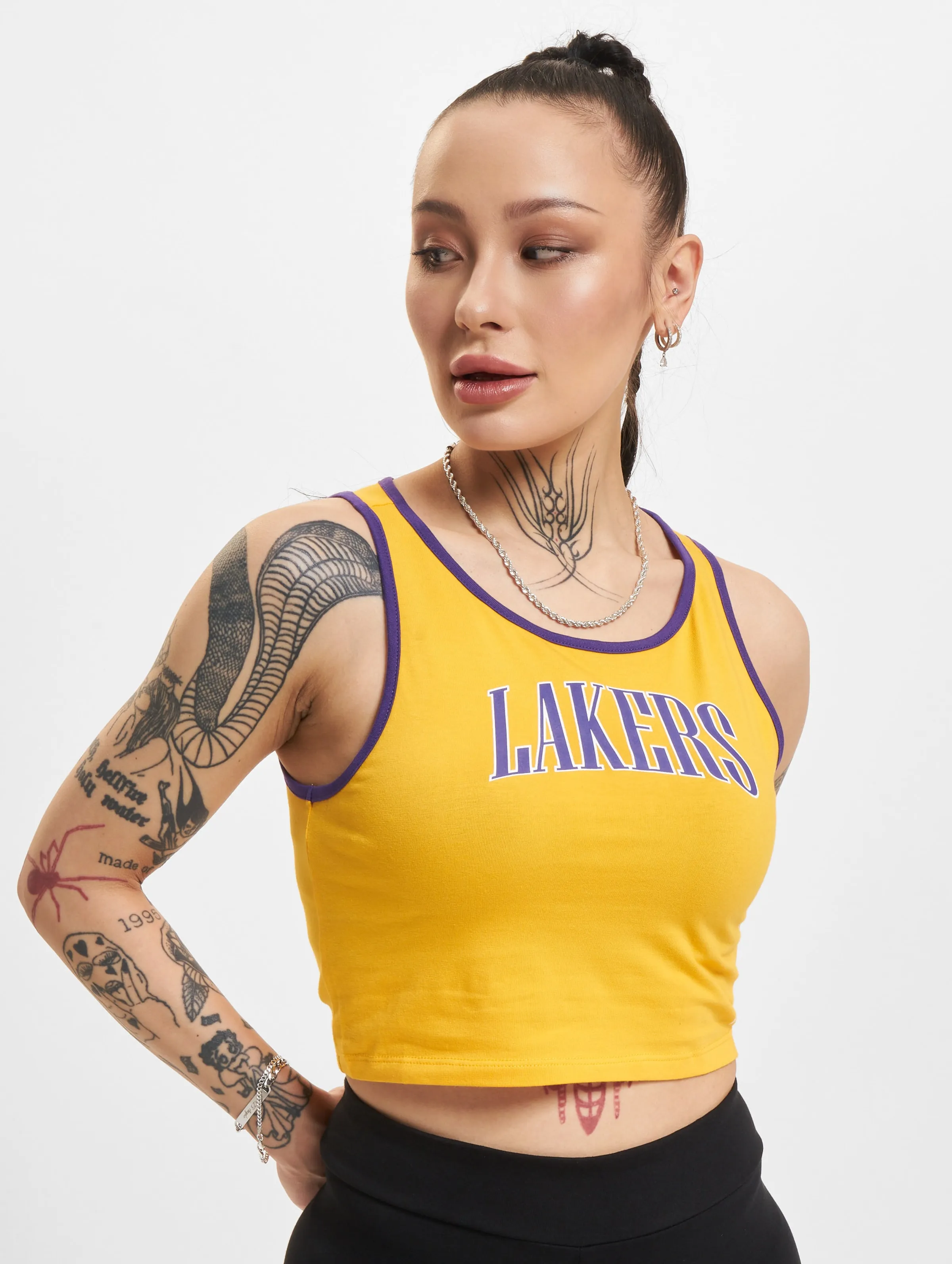 New Era NBA Team Wordmark Crop Tank