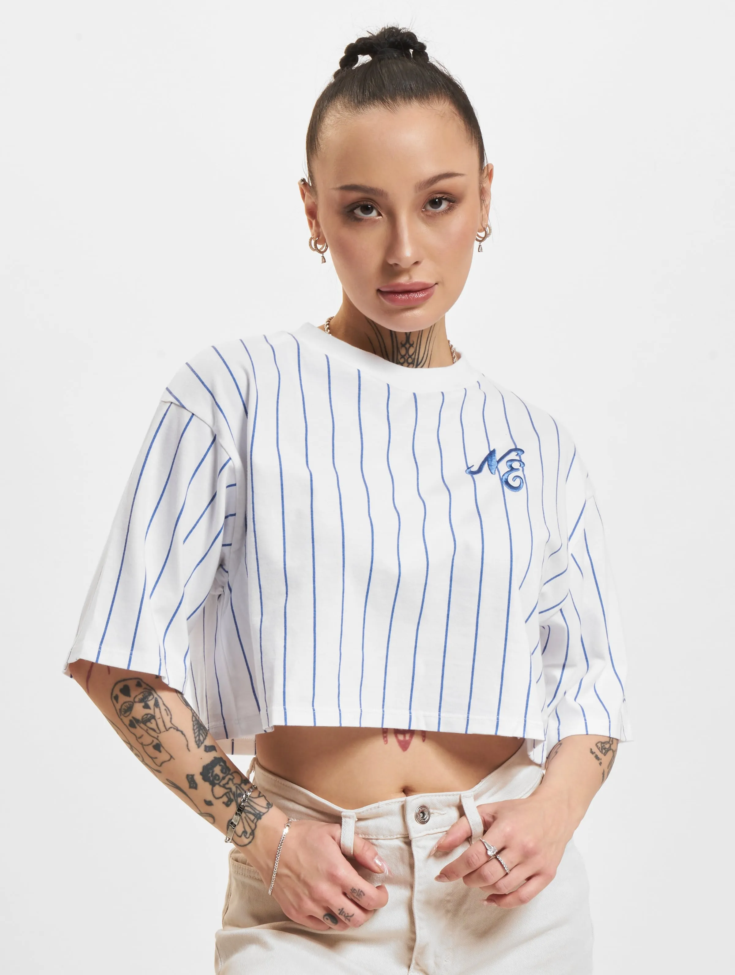 New Era Pinstripe Crop