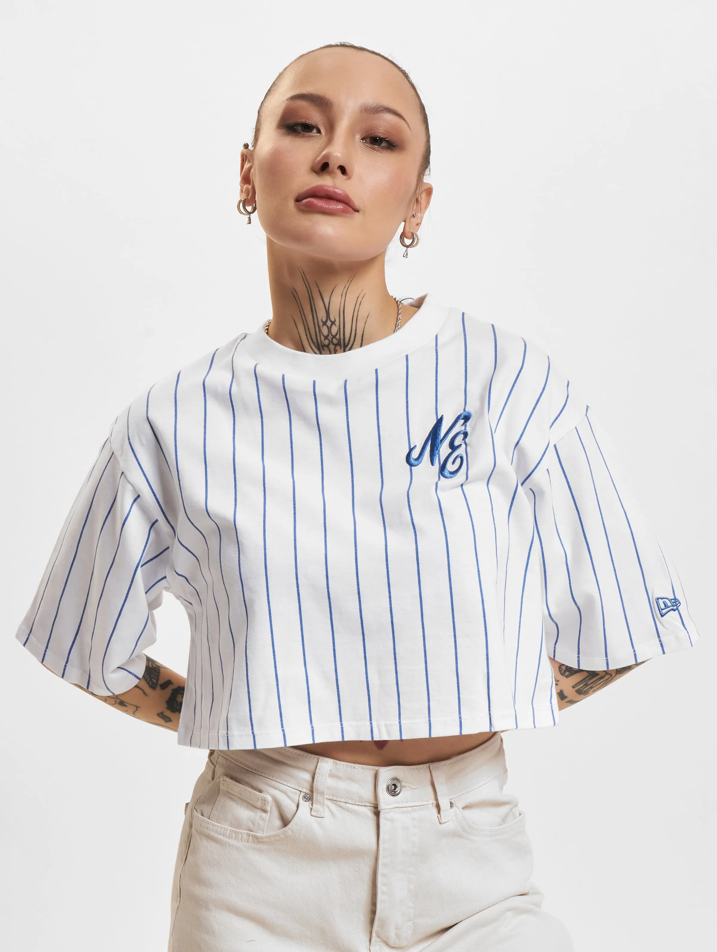 New Era Pinstripe Crop