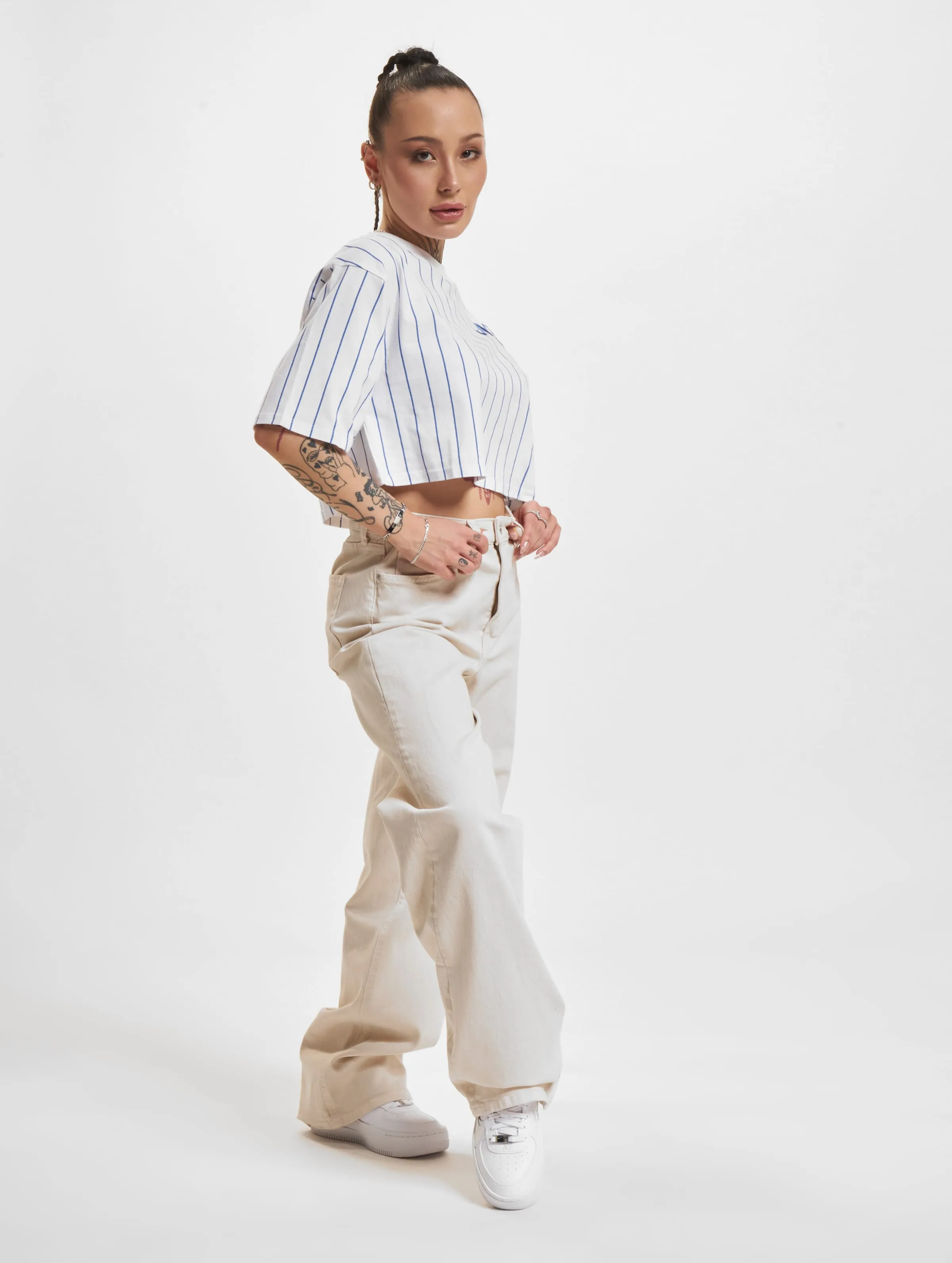 New Era Pinstripe Crop