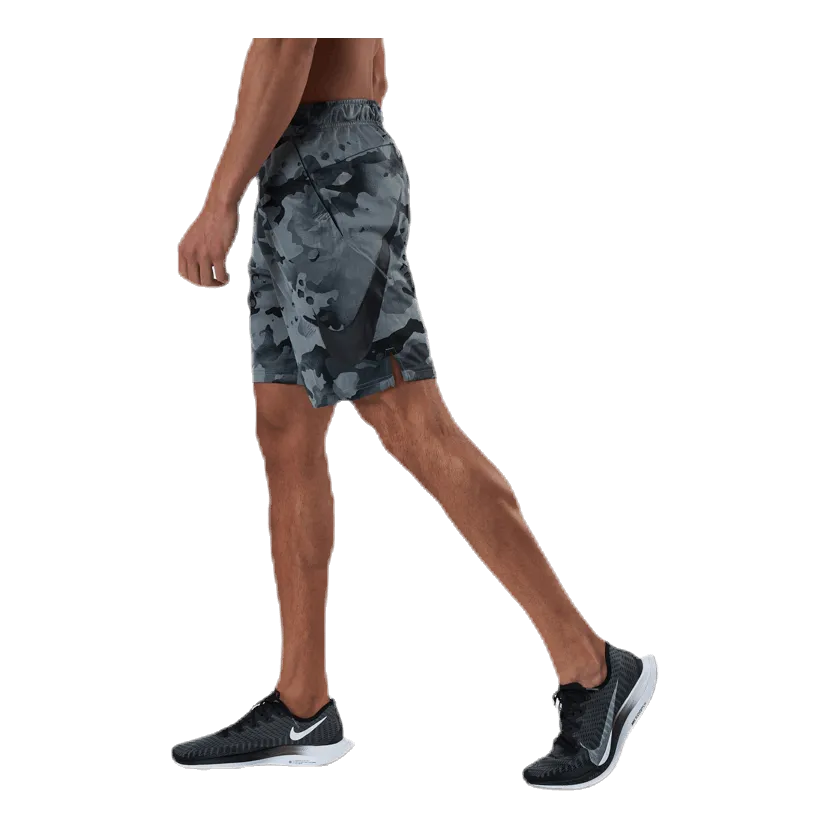 NIKE DRIFIT AOP SHORTS 5.0 BLACK/GREY