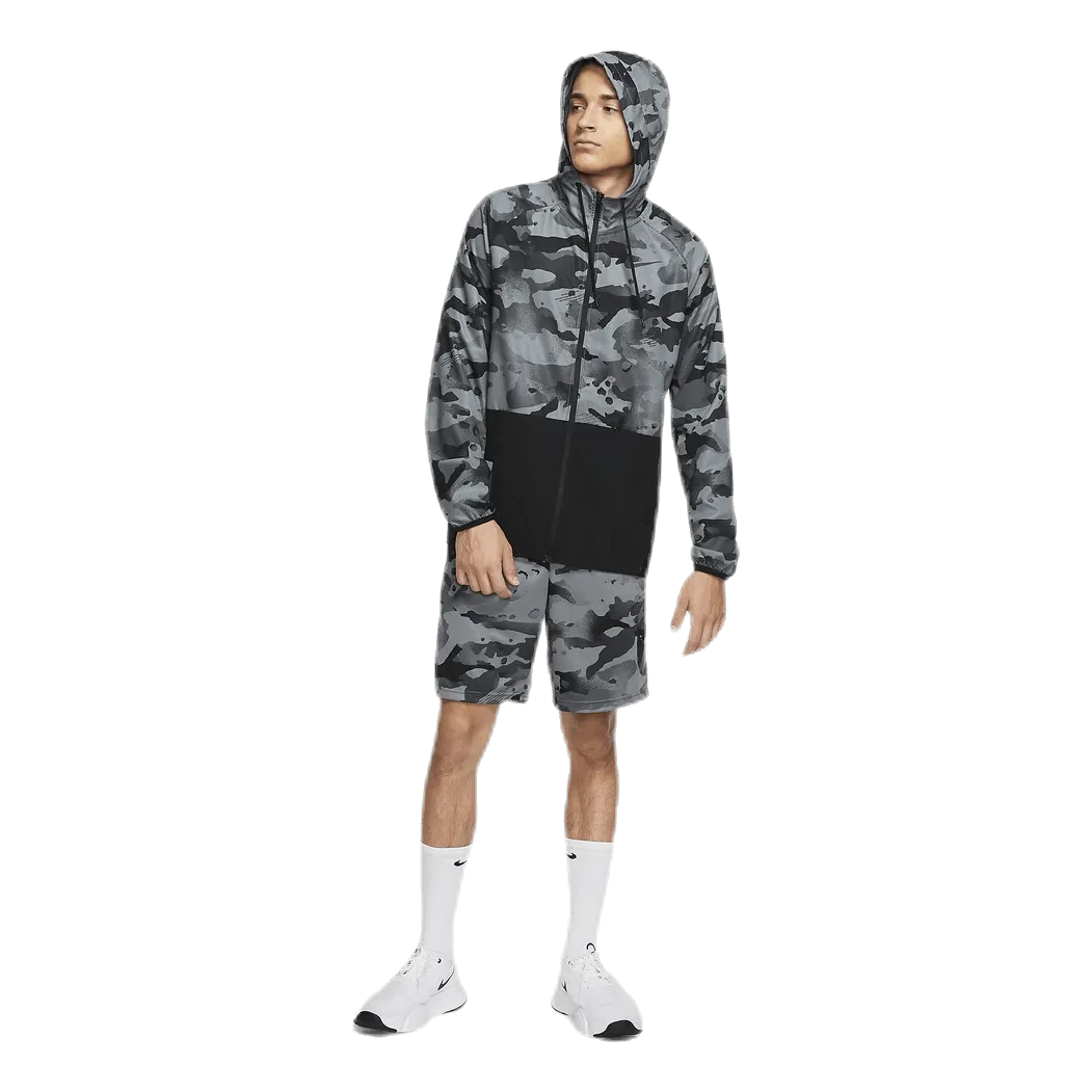 NIKE DRIFIT AOP SHORTS 5.0 BLACK/GREY