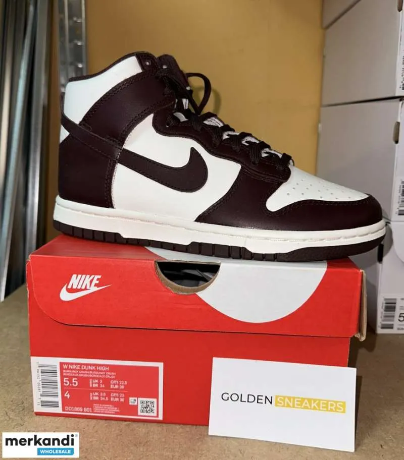 NIKE DUNK HIGH  DD1869601  BURGUNDY CRUSH (WMNS)  100% AUTéNTICO