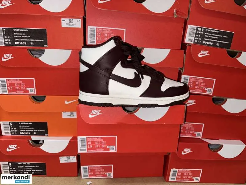NIKE DUNK HIGH  DD1869601  BURGUNDY CRUSH (WMNS)  100% AUTéNTICO