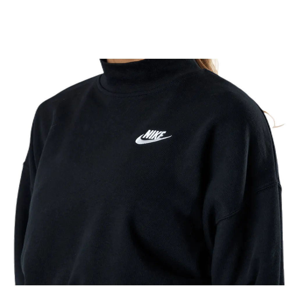Nike Nsw Essntl flc Mock White/Black