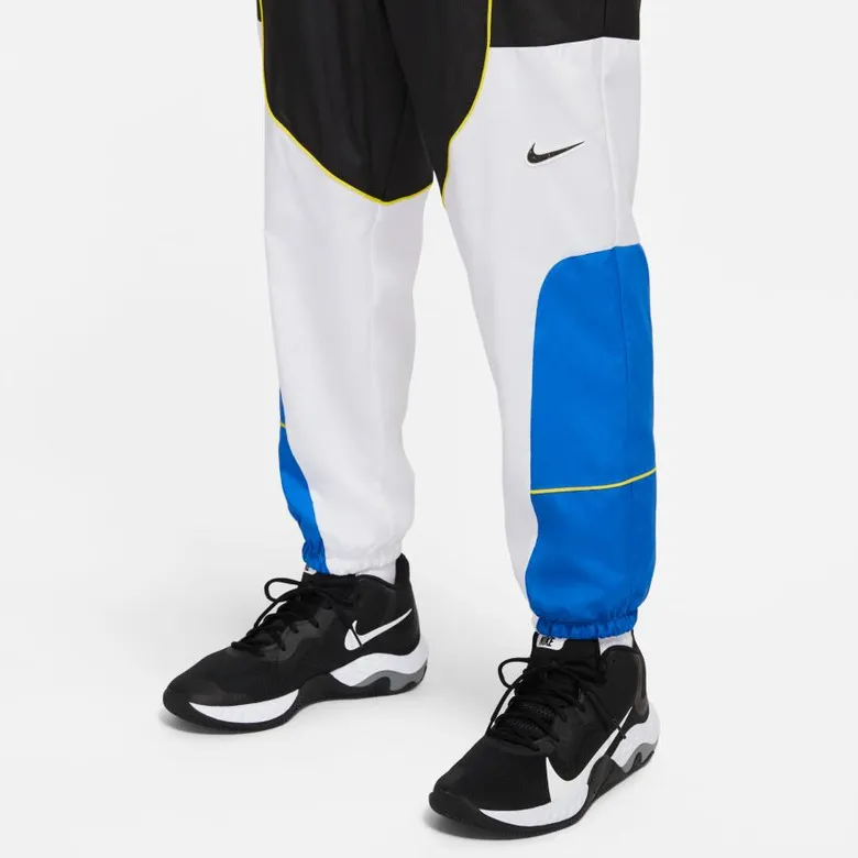 NIKE THROWBACK MEN'S BASKETBALL PANTS "BLACKMUILTICOLOR"