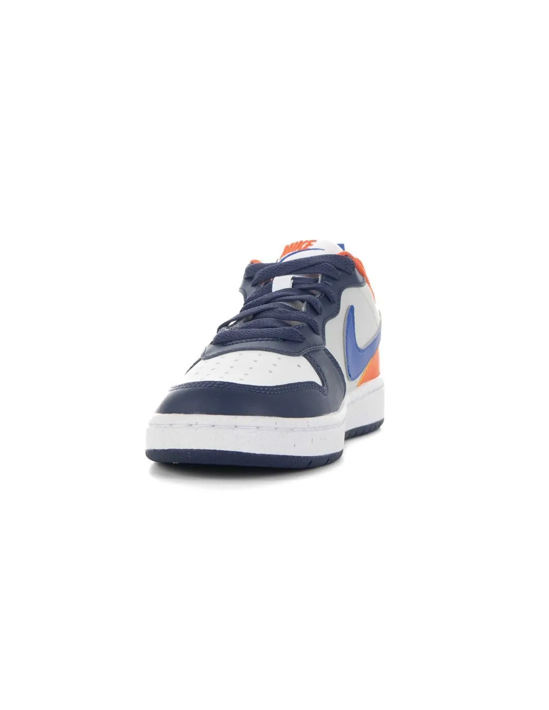 NIKE  ZAPATILLAS AZUL MARINO, GRIS Y NARANJA COURT BOROUGH LOW RECRAFT (GS) DV5456 401 NIñO/A