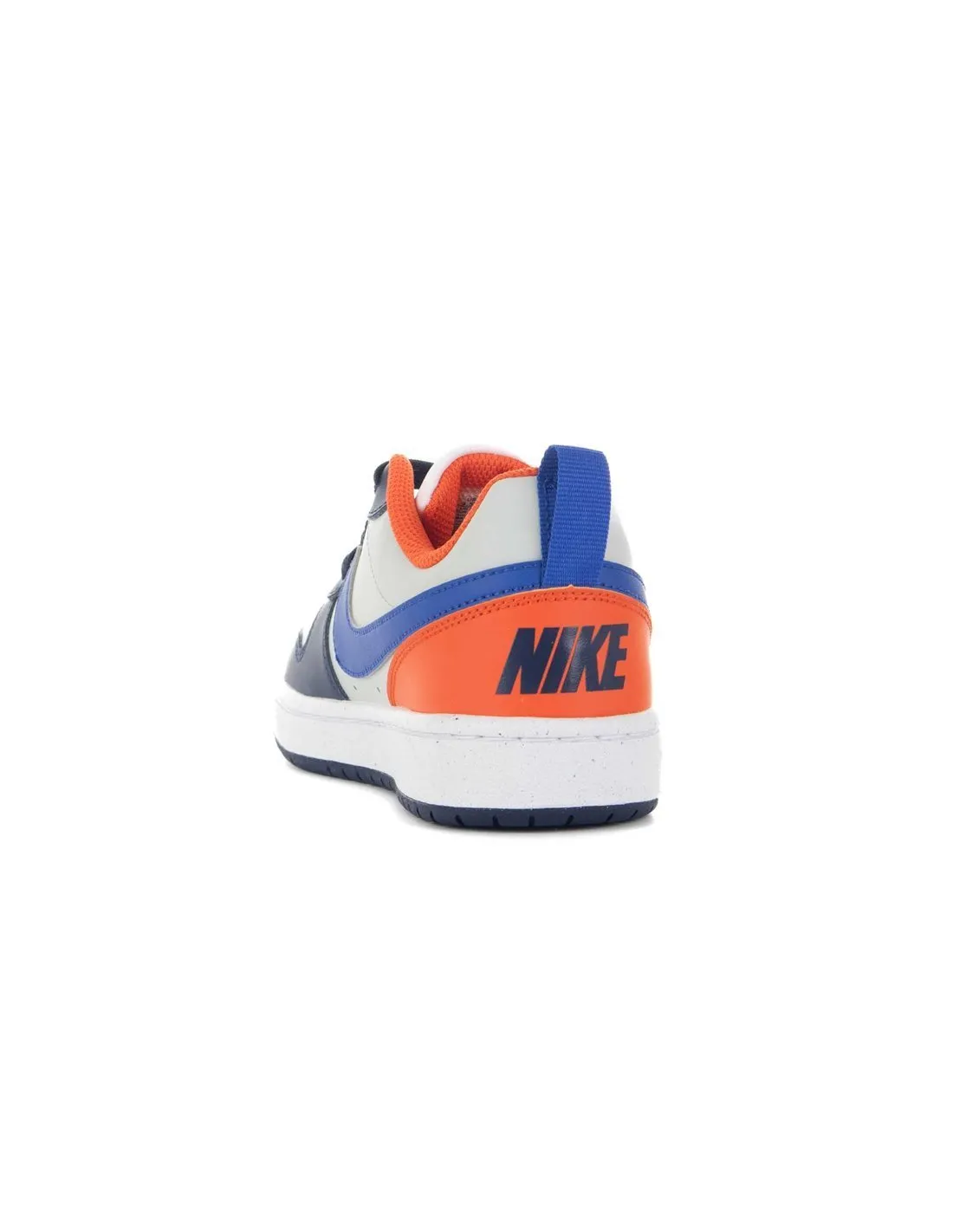 NIKE  ZAPATILLAS AZUL MARINO, GRIS Y NARANJA COURT BOROUGH LOW RECRAFT (GS) DV5456 401 NIñO/A