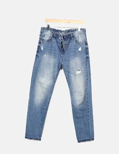 NoName Jeans azul ripped