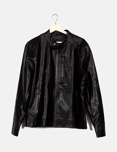 ONLY & SONS Chaqueta biker negra
