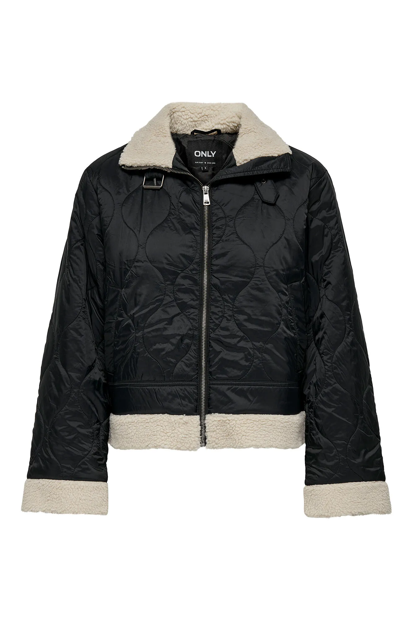 Only Chaqueta aviador con borrego