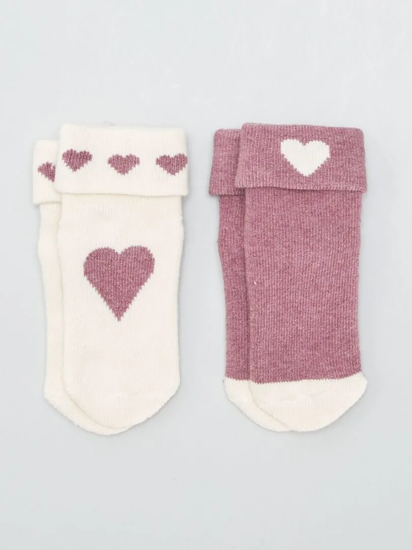 PACK DE 2 PARES DE CALCETINES  MARRON