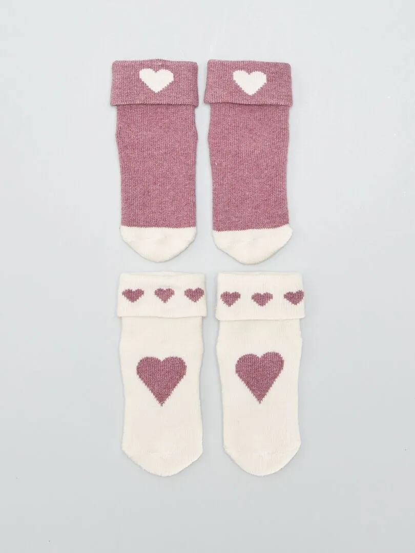 PACK DE 2 PARES DE CALCETINES  MARRON