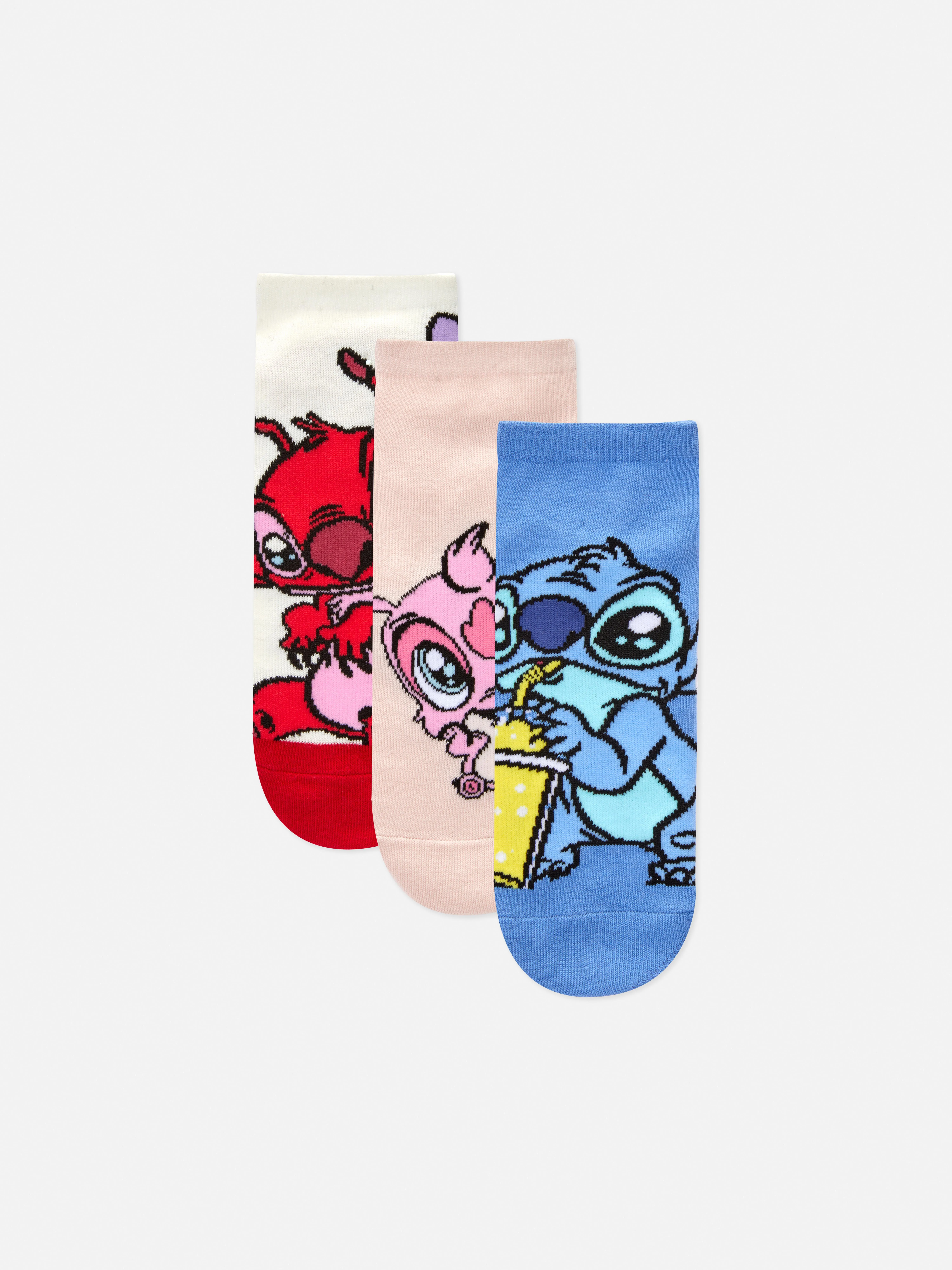 Pack de 3 calcetines de Lilo y Stitch de Disney
