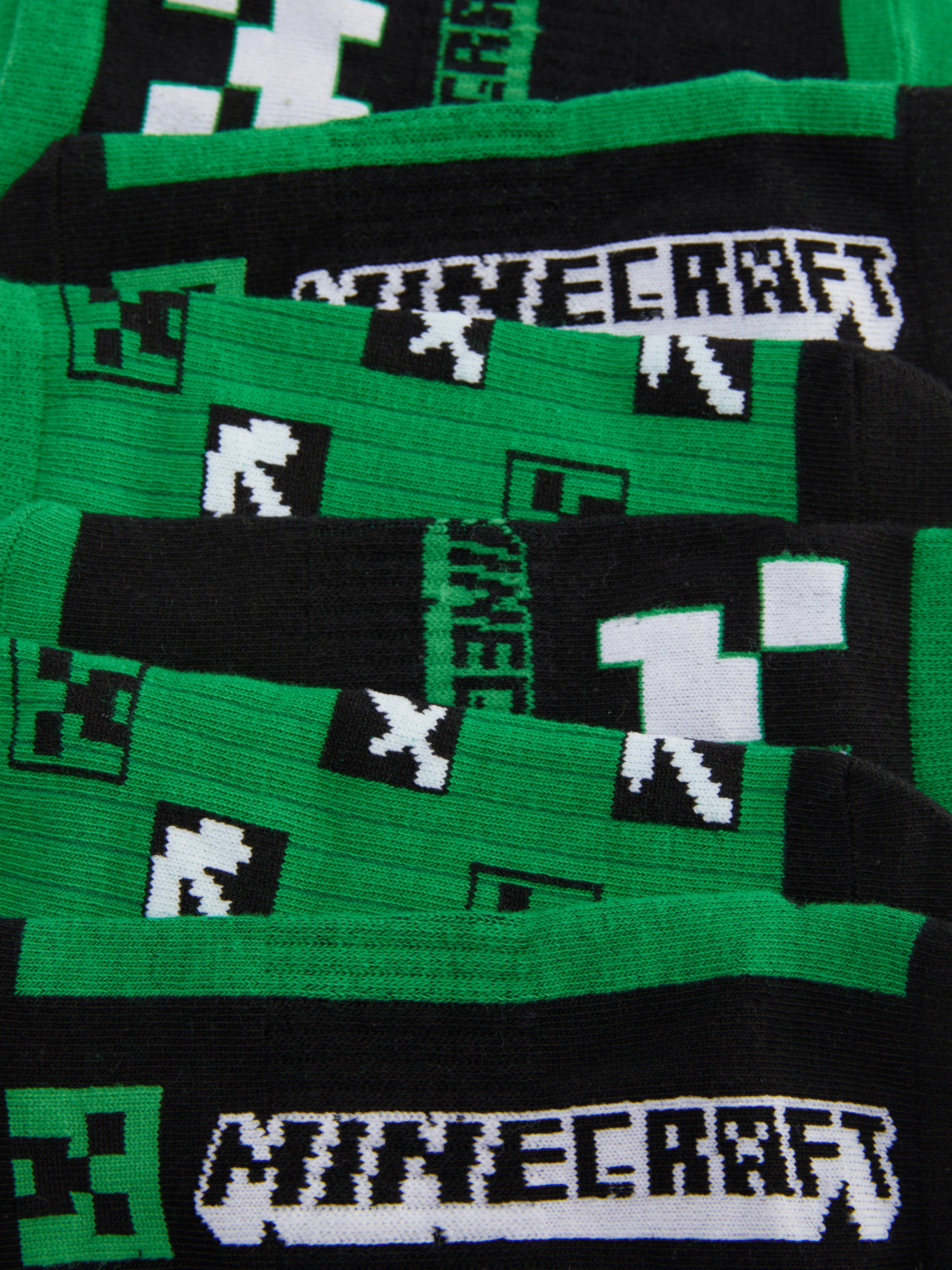 Pack de 3 calcetines deportivos de Minecraft
