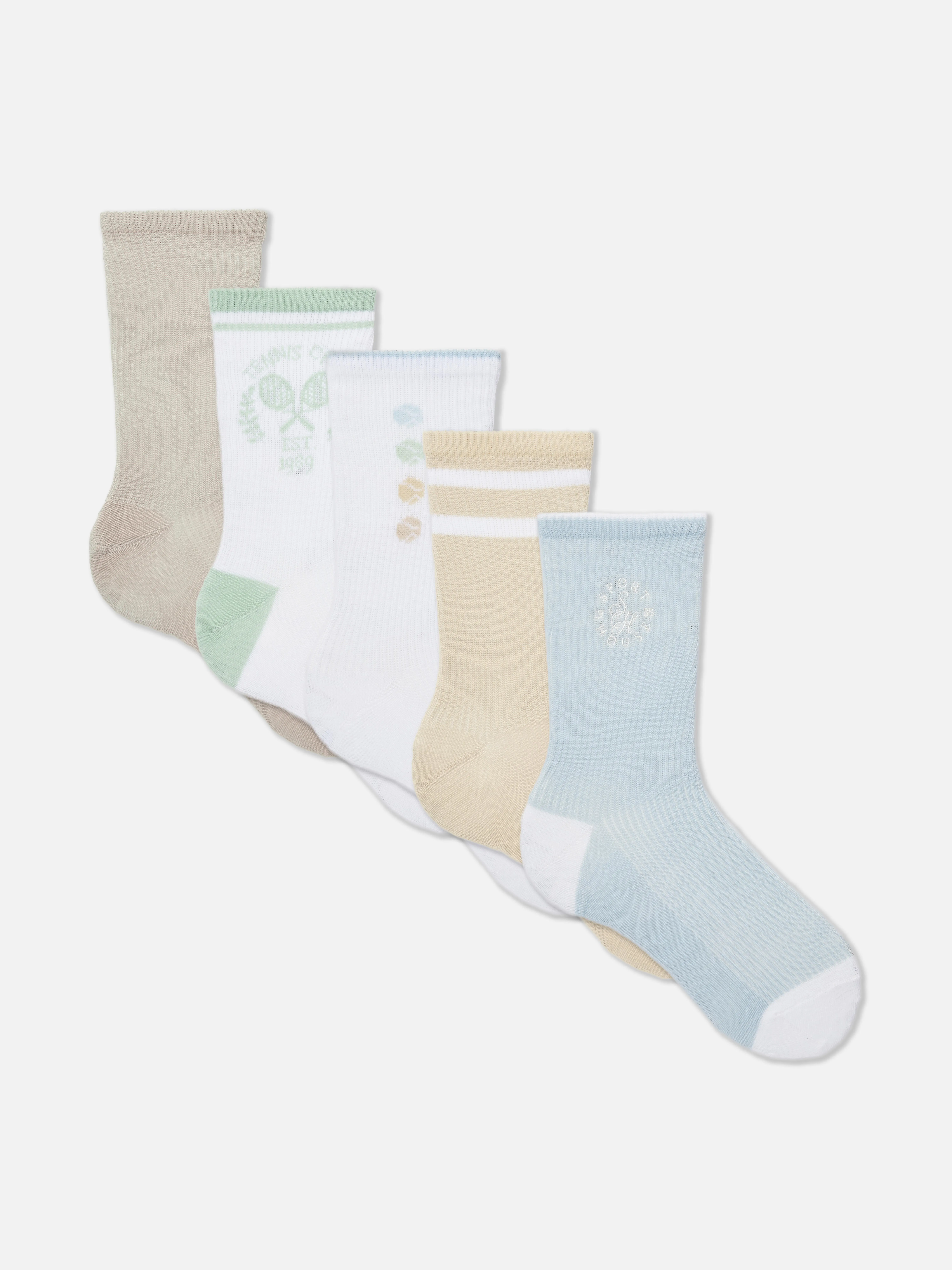 Pack de 5 pares de calcetines altos gráficos