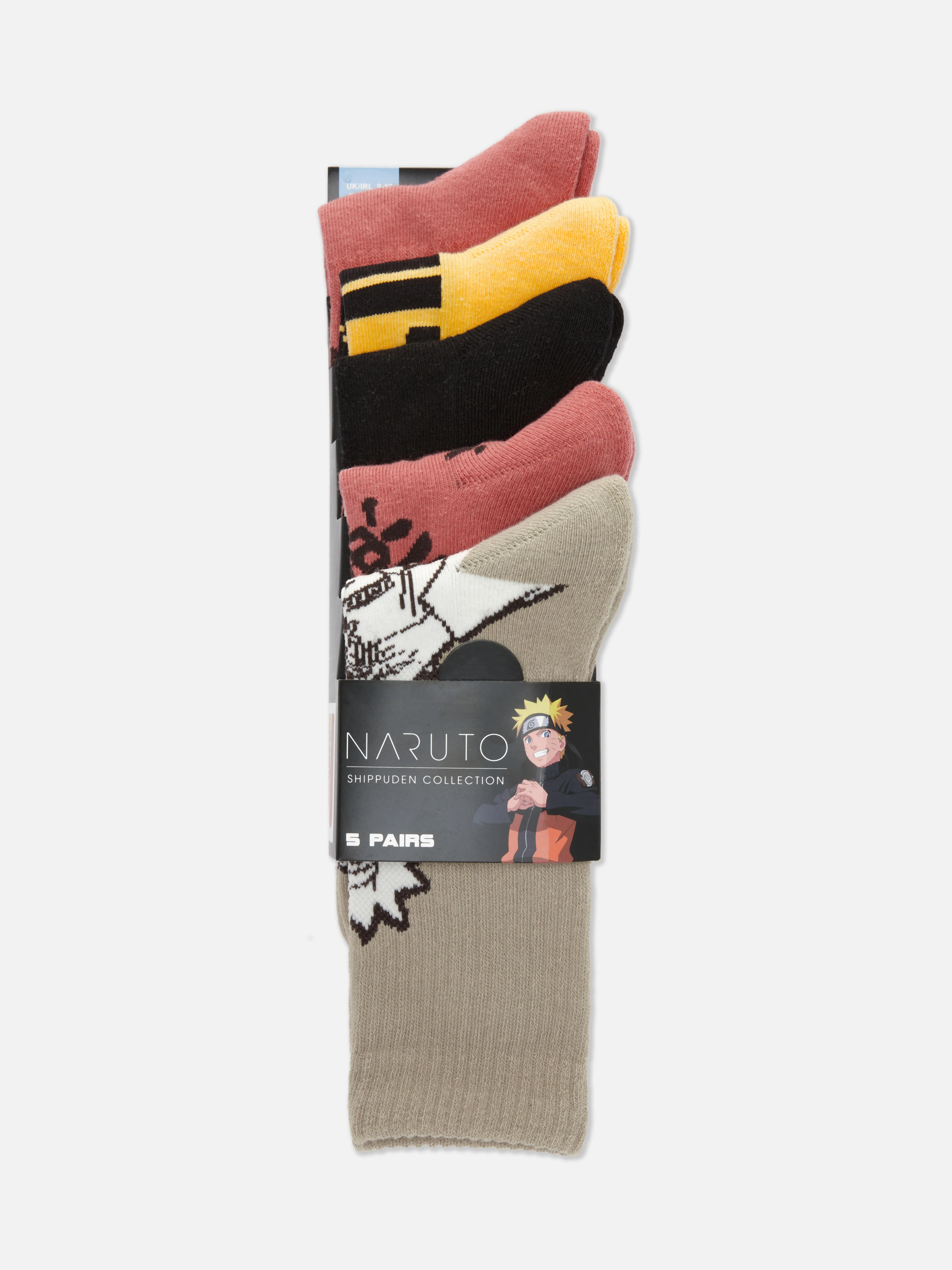 Pack de 5 pares de calcetines bajos de Naruto