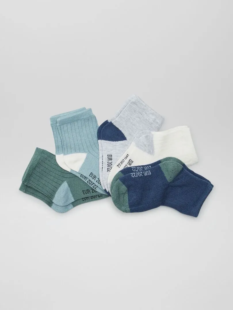 PACK DE 5 PARES DE CALCETINES  GRIS