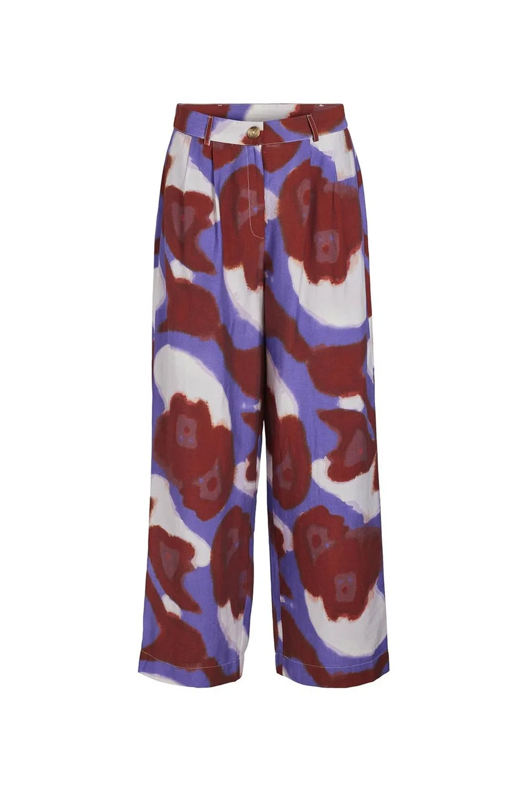 PANTALÓN FLUIDO VIASTRID WIDE ROJO