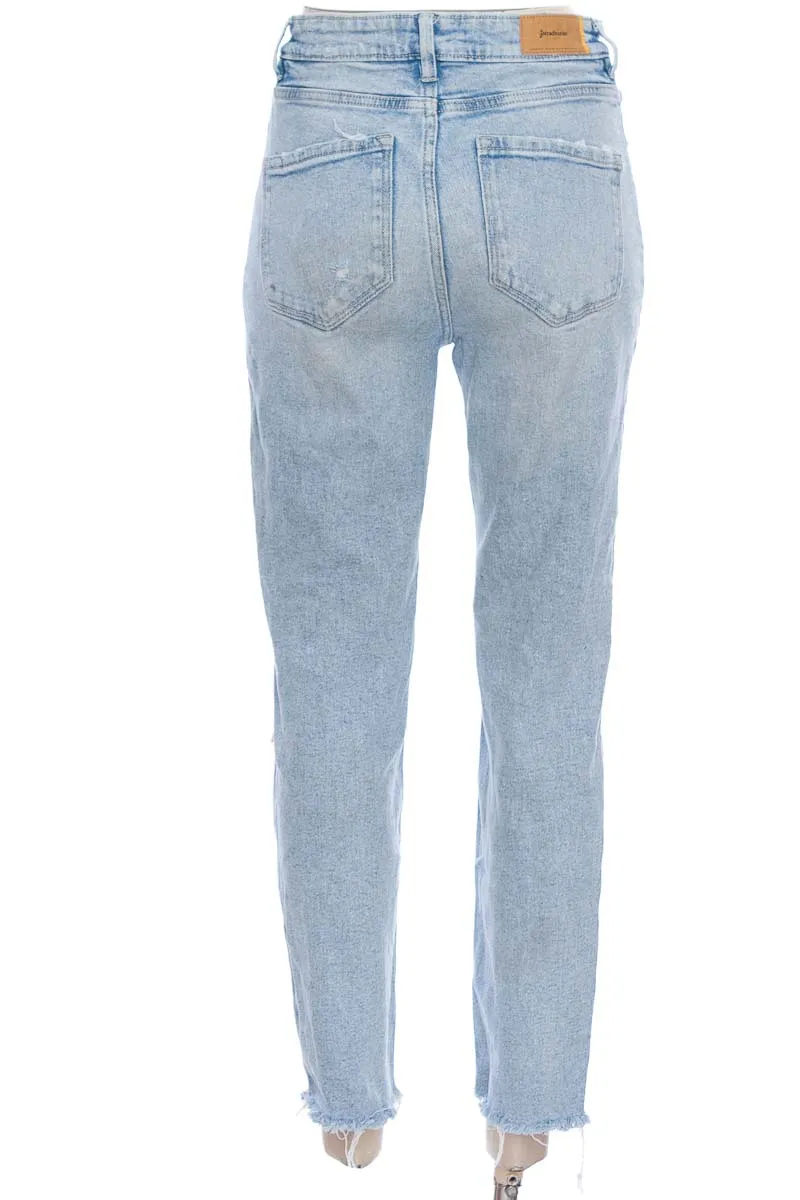 PANTALóN COLOR AZUL  STRADIVARIUS