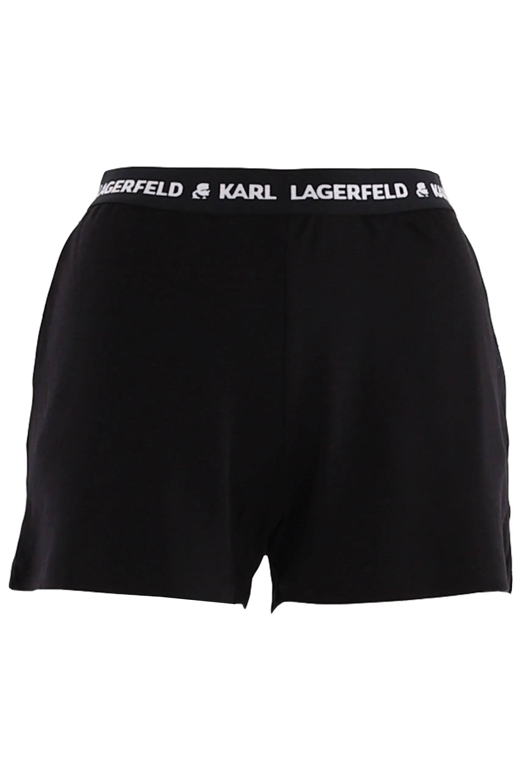 Pantalón corto negro con logotipo