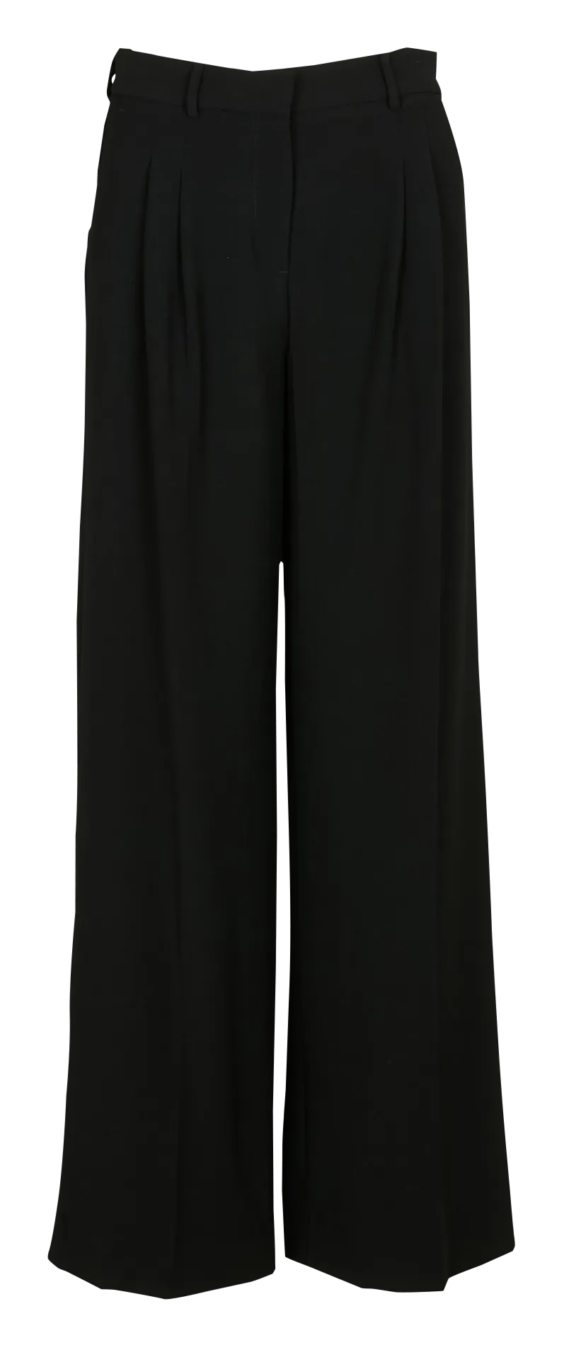 Pantalón de pinzas en negro