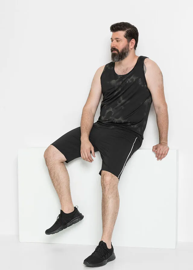 Pantalón para correr corto Negro