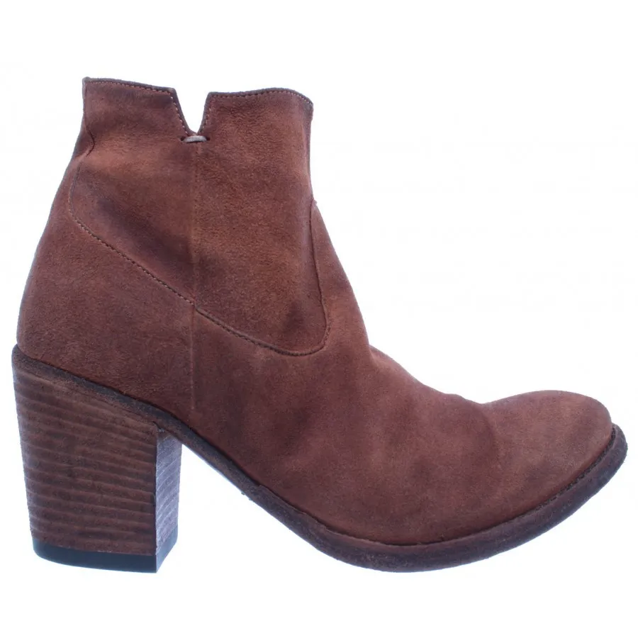 PANTANETTI Zapatos Mujer Botas 12340D Spaniel Ramato Gamuza Marron Nuevos