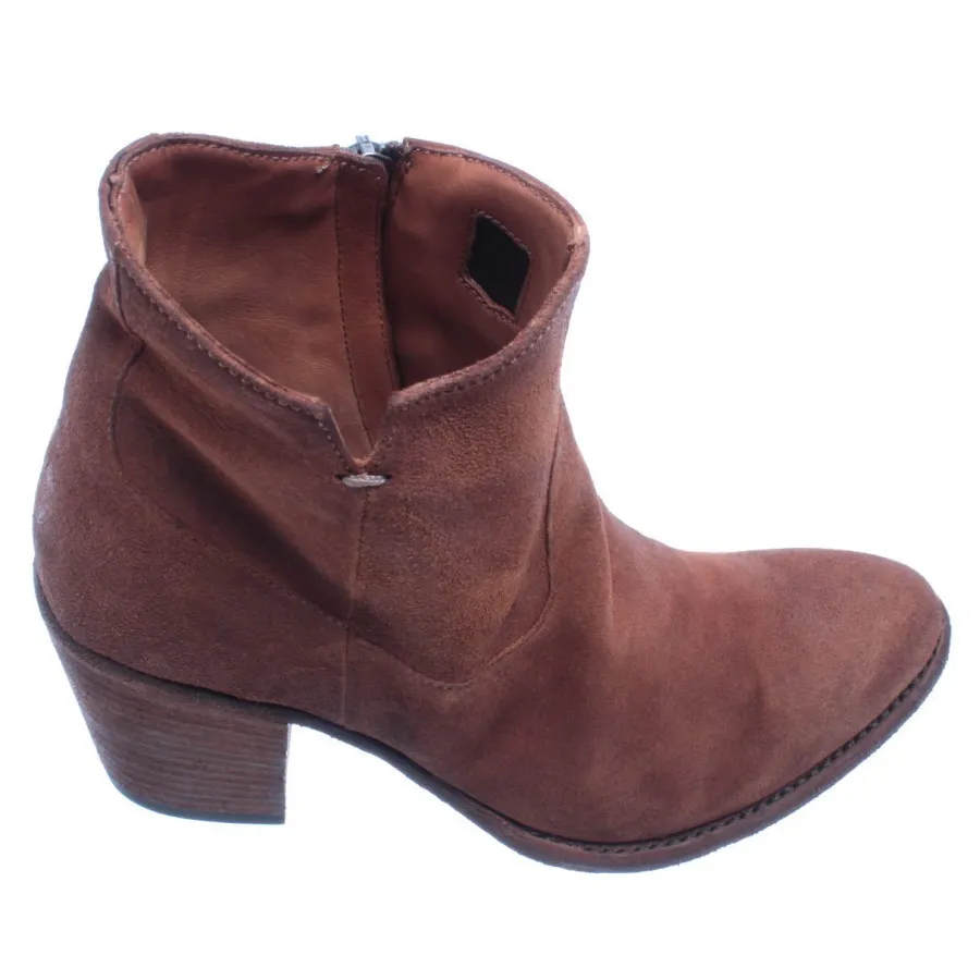 PANTANETTI Zapatos Mujer Botas 12340D Spaniel Ramato Gamuza Marron Nuevos