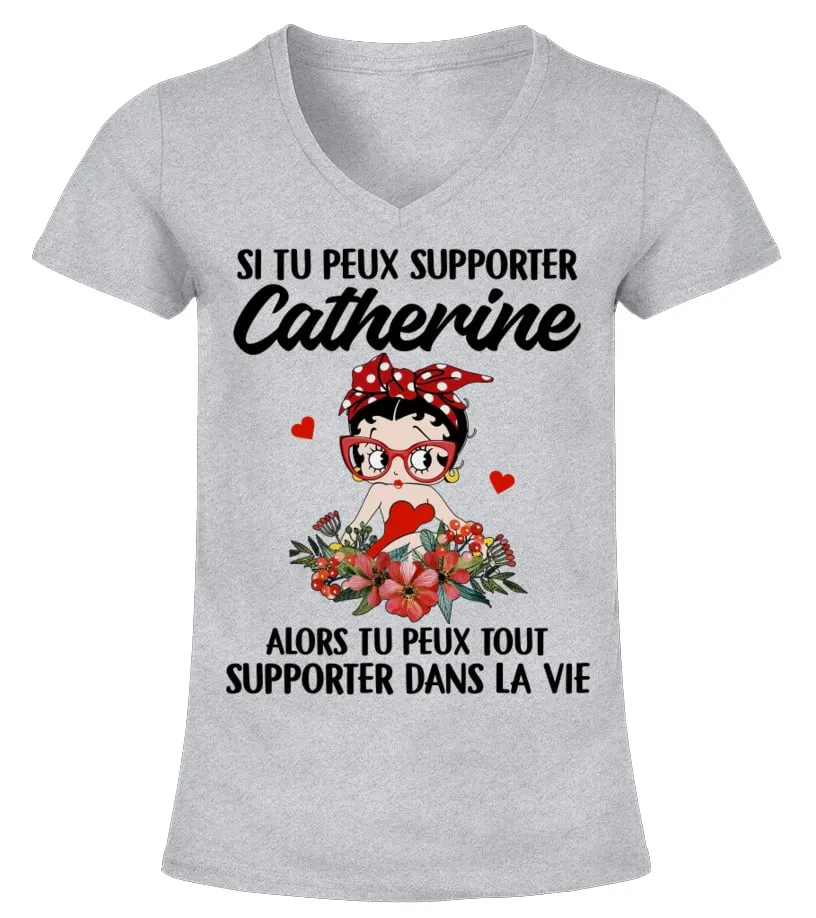 PEUXCATHERINE CAMISETA CUELLO PICO MUJER