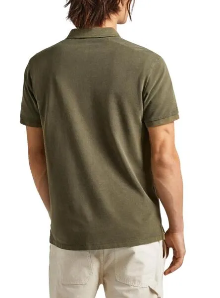 Polo Pepe Jeans New Oliver Verde Para Hombre