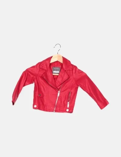 Primark Chaqueta biker roja