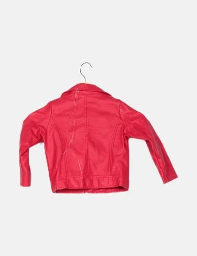 Primark Chaqueta biker roja