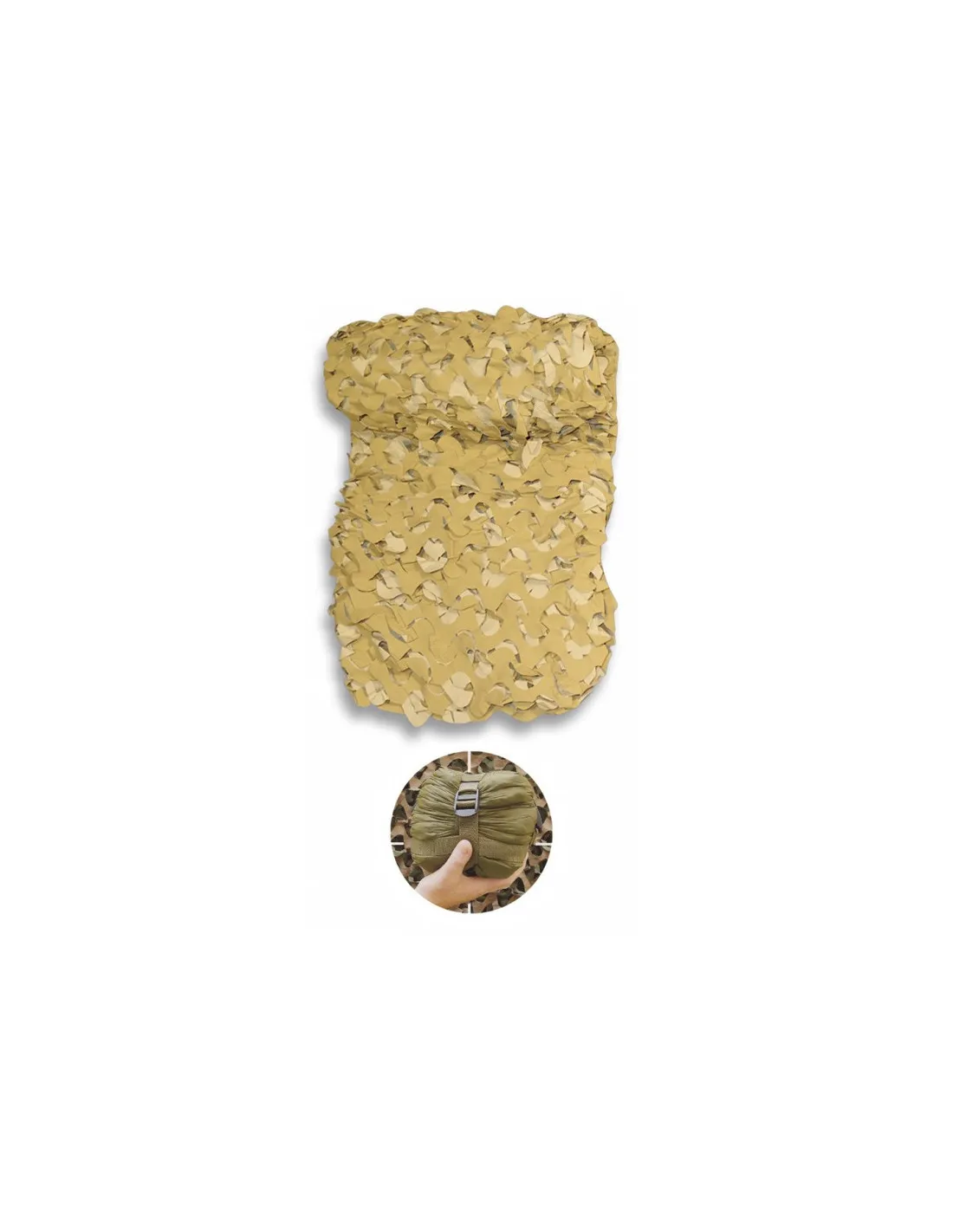 Red de camuflaje con malla Desierto (3x2.40 mts.)
