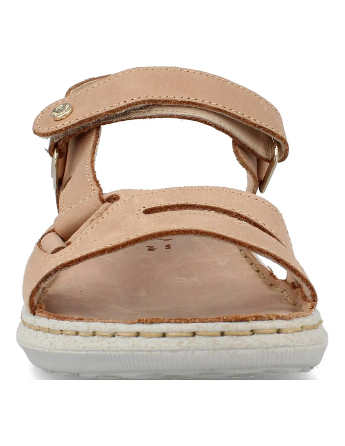 RIPOSELLA  SANDALIA TIRAS VELCRO TAUPE