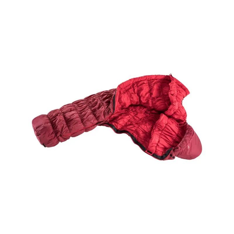 SACO DE DORMIR DEUTER EXOSPHERE 6° / ZIP RIGHT (CRANBERRYFIRE)