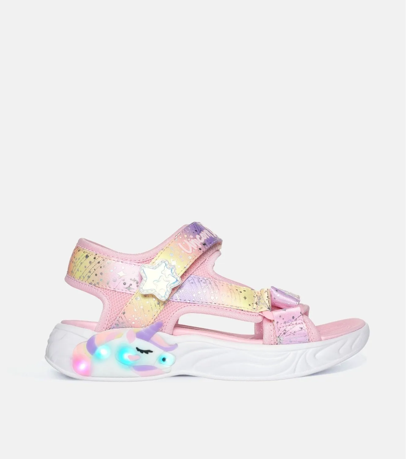 Sandalia Skechers 302682L LPMT Rosa