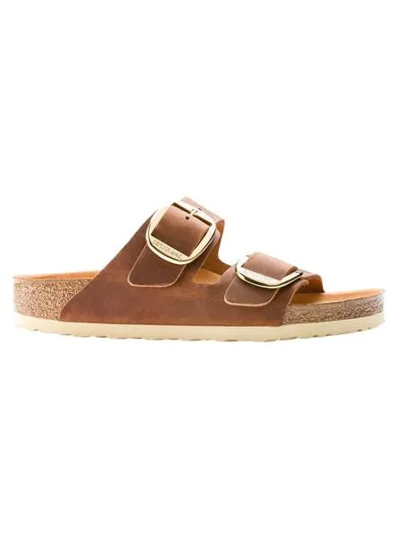 Sandalias para mujer Birkenstock big buckle marrón 