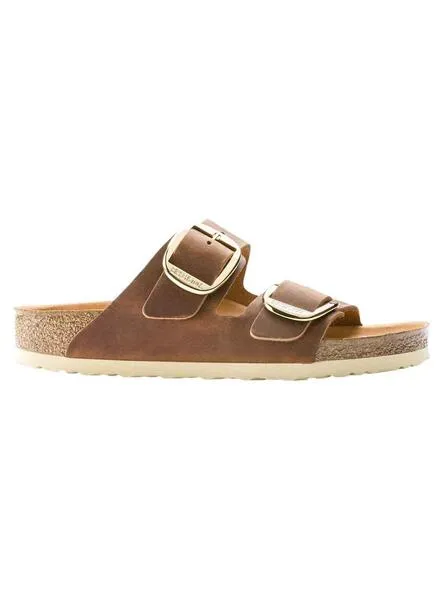 Sandalias para mujer Birkenstock big buckle marrón 