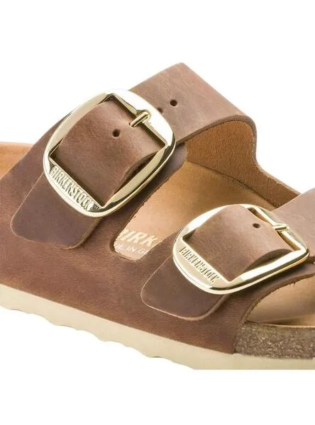 Sandalias para mujer Birkenstock big buckle marrón 